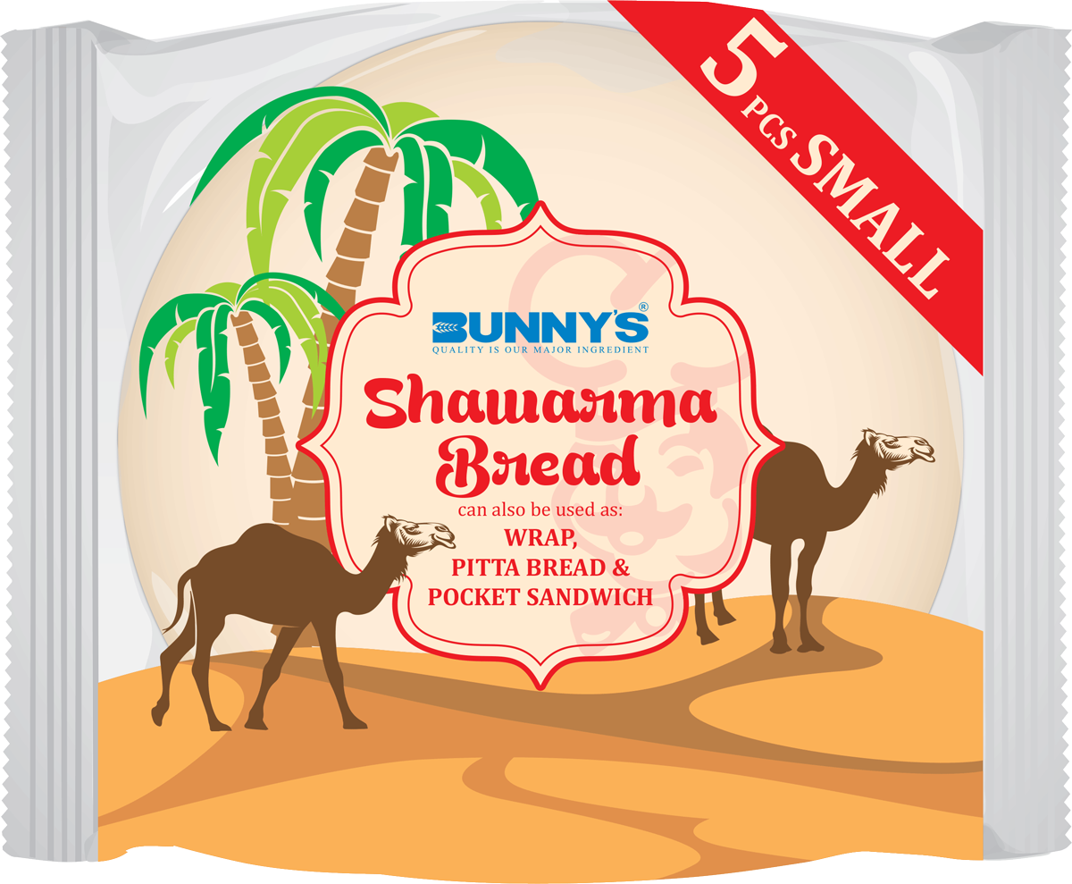 Bunnys Shawarma Bread Small 5 Pcs