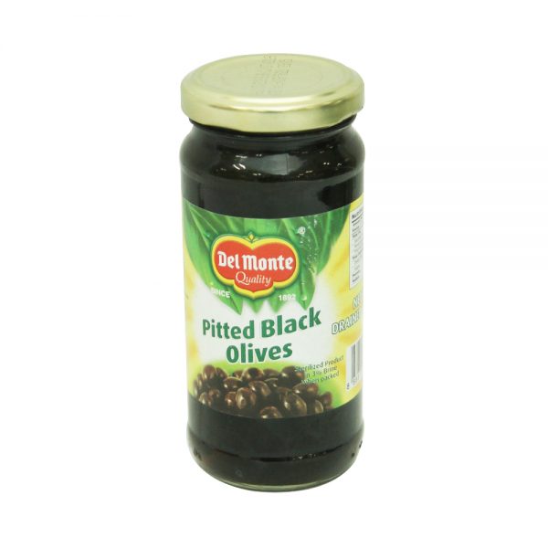 Delmonte Black Olives Pitted 235 GM